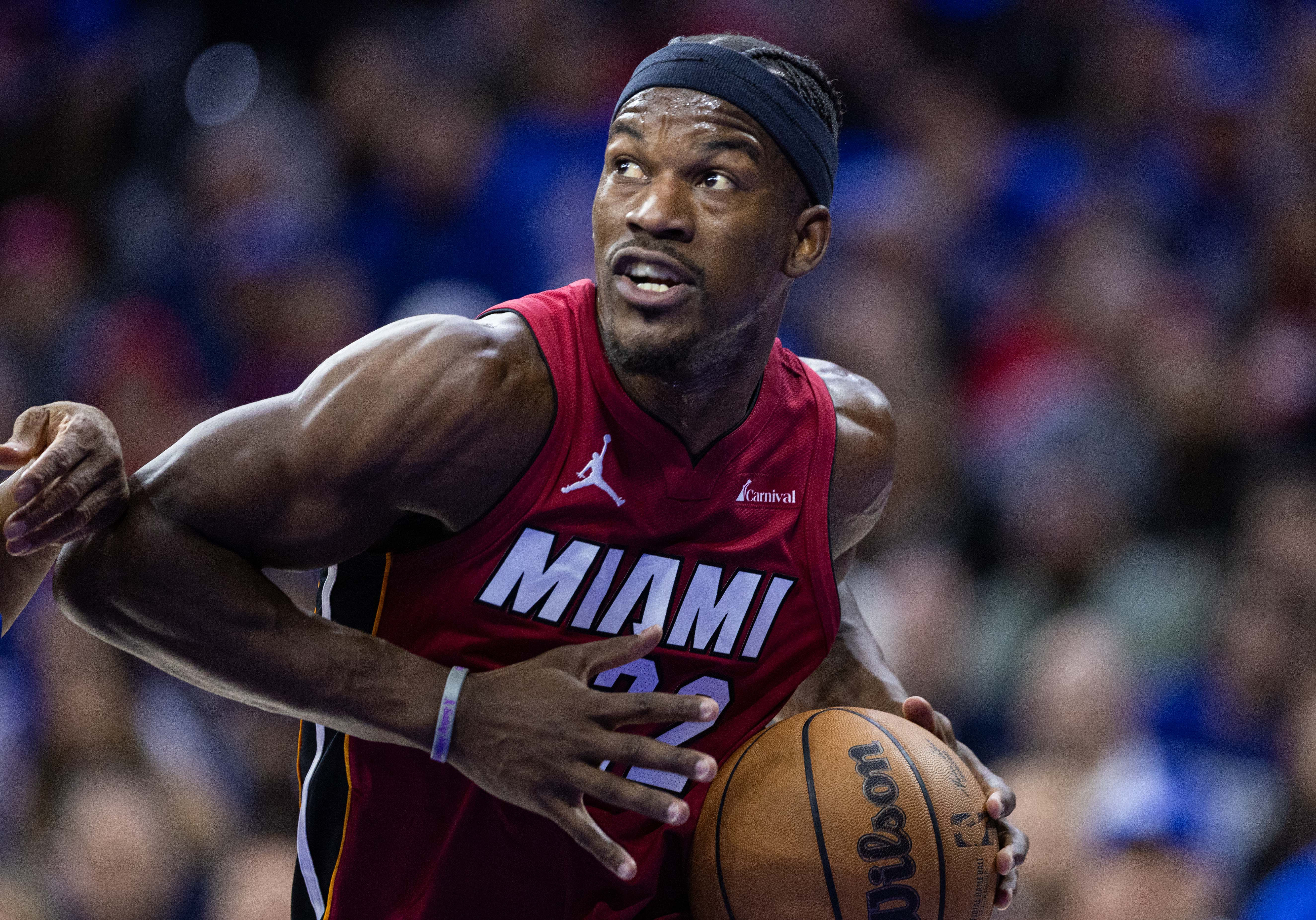 Miami Heat forward Jimmy Butler (Photo Credit: Imagn)